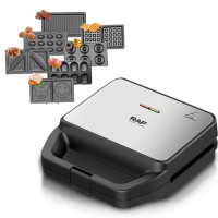 Мультимейкер RAF R552 7в1 800W універсальна кухонна сендвічниця, вафельниця та гриль для дому